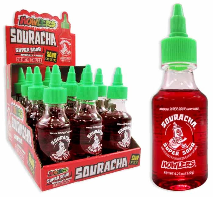 12 x Howlers Souracha Super Sour Candy Sauce 120g