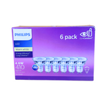 Philips LED 4.6 Watt 410 Lumen 6 Pack Light Bulbs - GU10 - Warm White