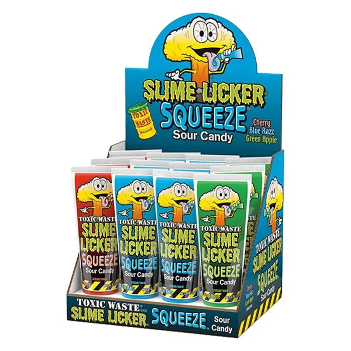 12 Pack x Toxic Waste Slime Licker Squeeze 70g