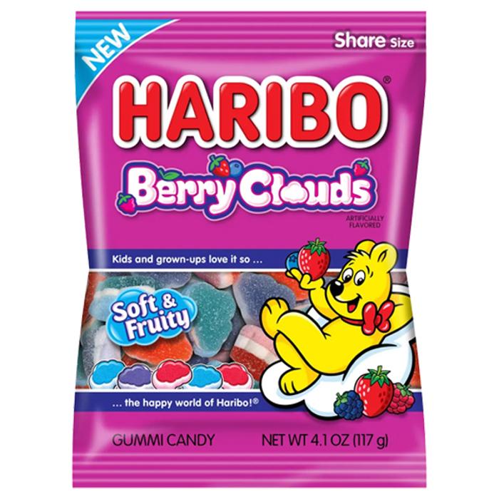 12 Pack x Haribo Berry Clouds Peg Bag 141g
