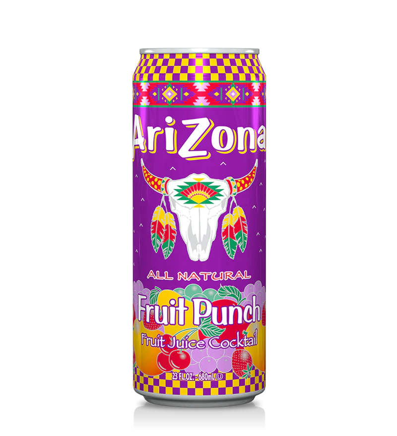 24 Pack x Arizona Fruit Punch 680ml