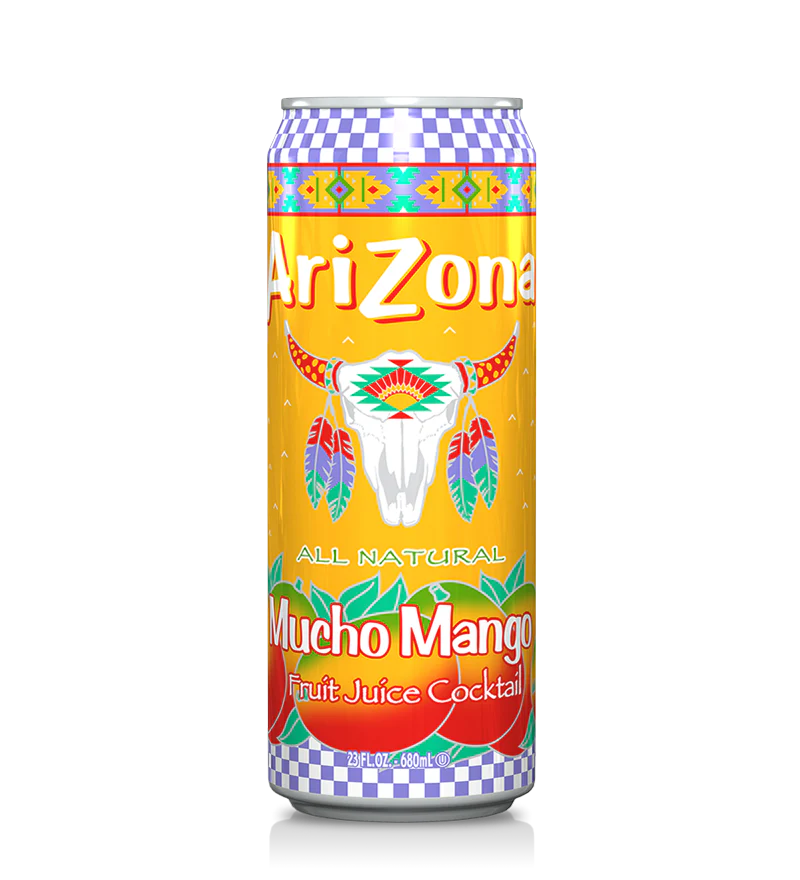 24 Pack x Arizona Mucho Mango 680ml
