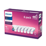 Philips LED 5 Watt 410 Lumen 6 Pack Light Bulbs - GU5.3 - Cool White