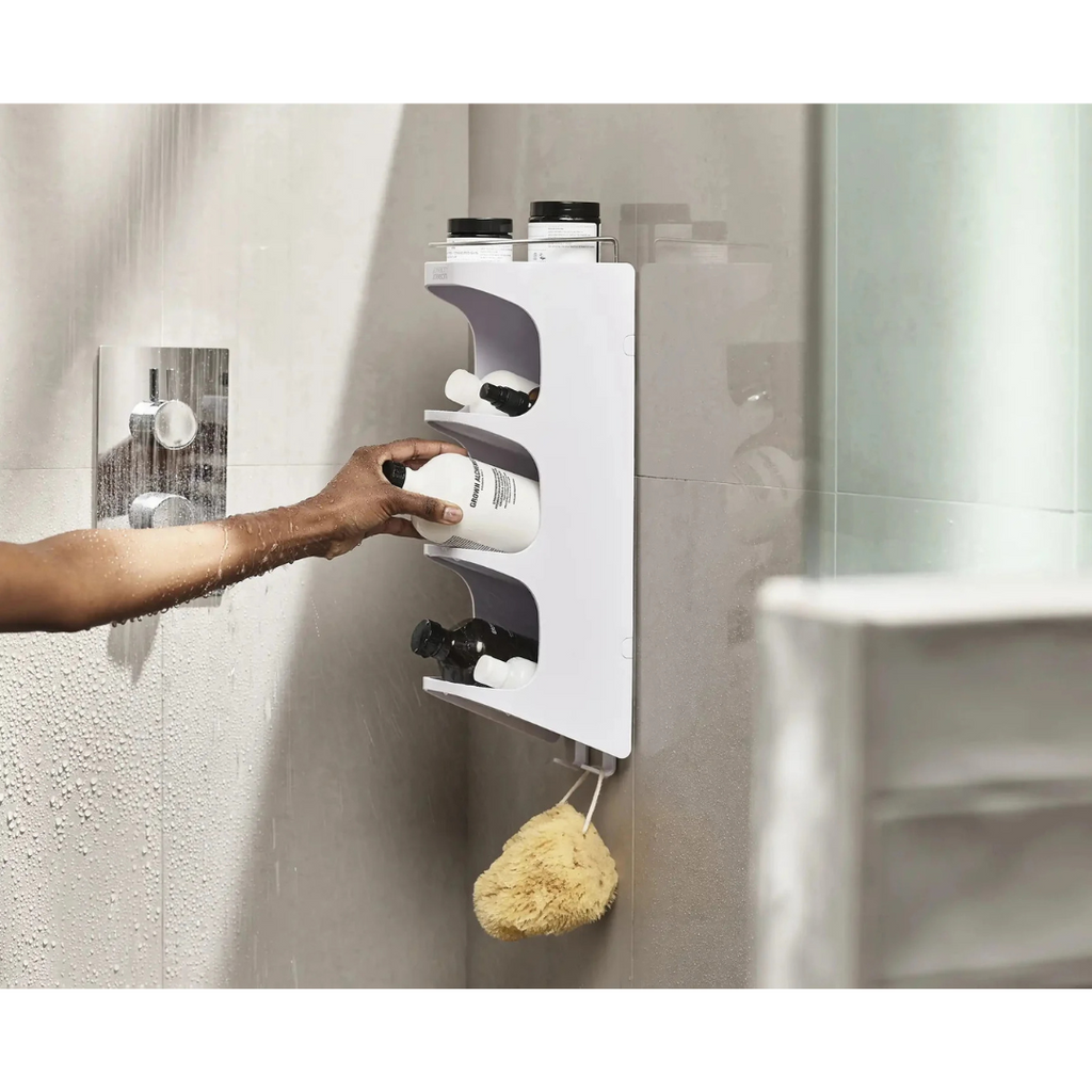 Joseph Joseph Capsule 4-Tier Shower Shelf - White
