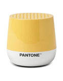 Lexon GIFT Set PANTONE - Includes Mino+ Mini Speaker, Flip Classic Clock, Mina M Lamp, Thykho 3  Speaker - Yellow