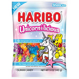 12 Pack x Haribo Unicorn-i-Licious Peg Bag 141g