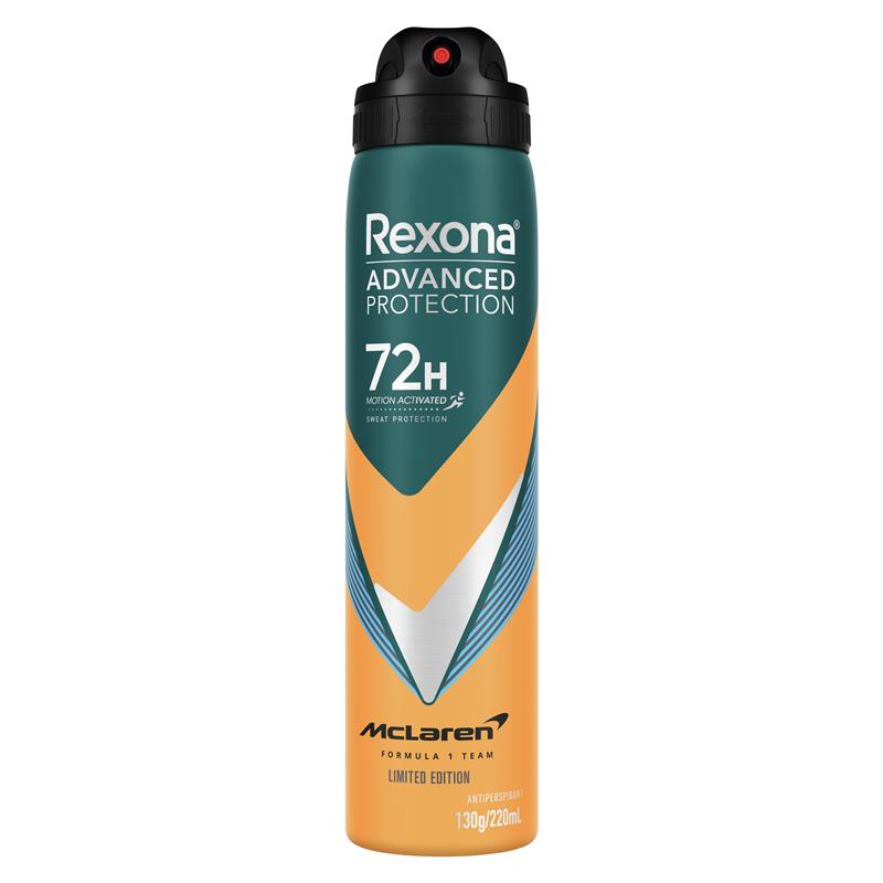 6 Pack x Rexona Men Advanced Protection Antiperspirant McLaren Special Edition - 220ml