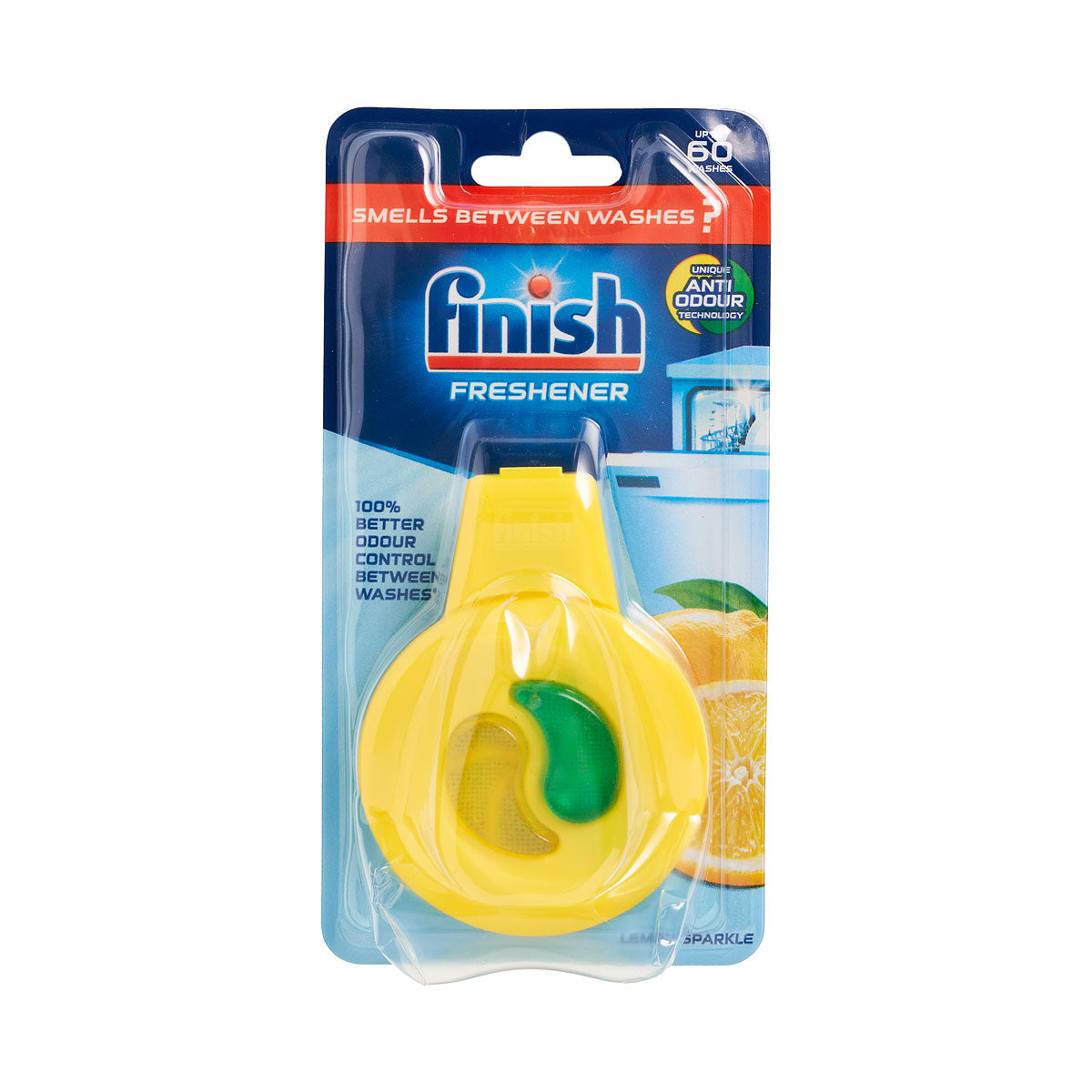 3 x Finish Dishwashing Freshener with Clip Lemon & Lime 4mL