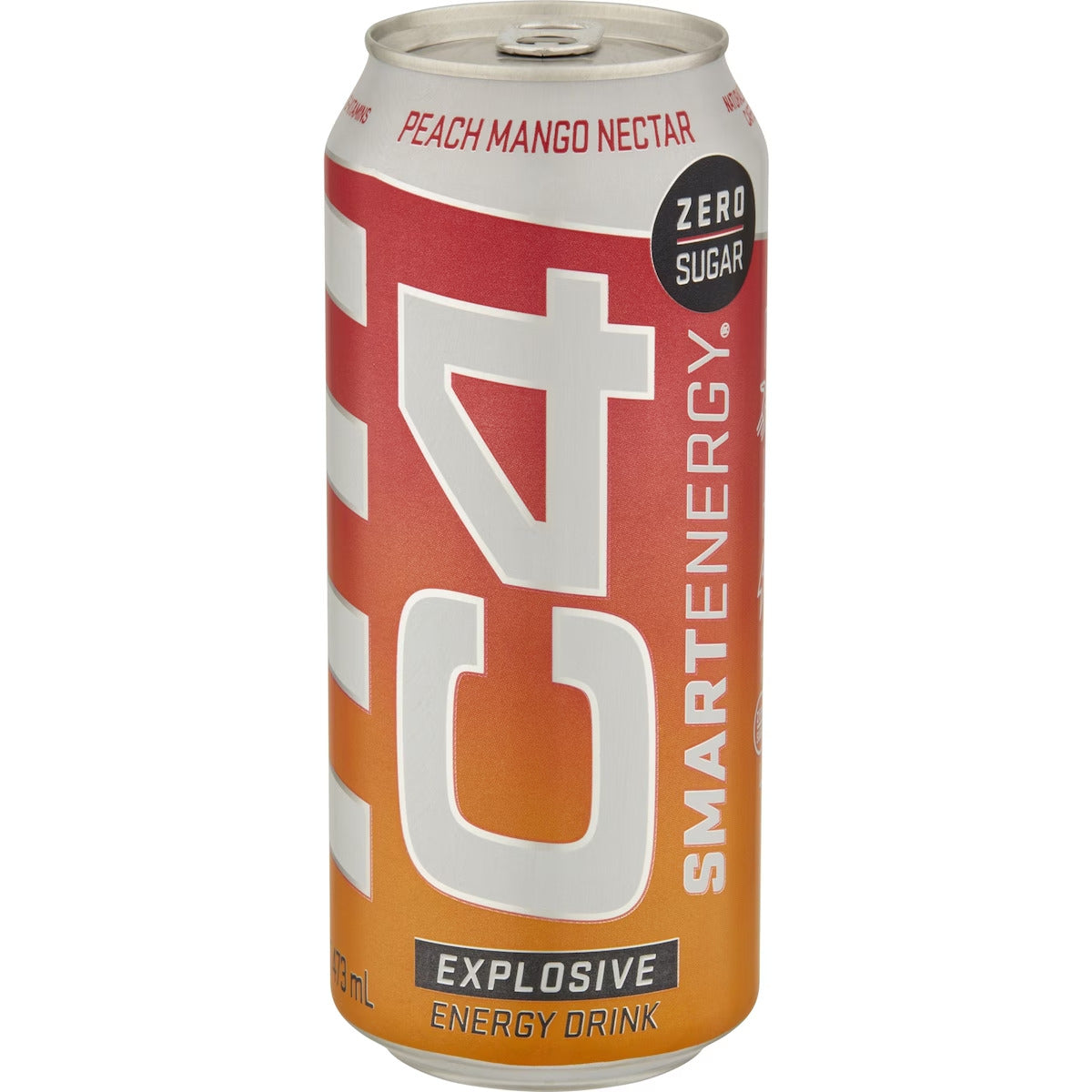 12 Pack x C4 Smart Energy RTD 473ml - Peach Mango Nectar