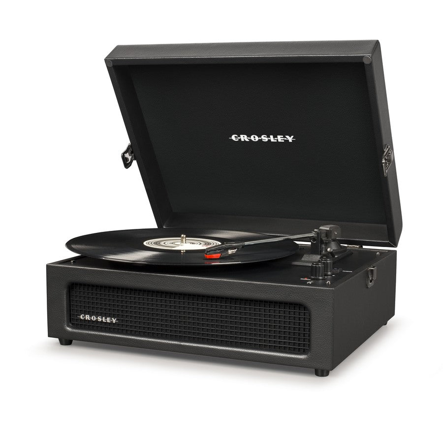 Refurbished Crosley Voyager Bluetooth Portable Turntable - Black