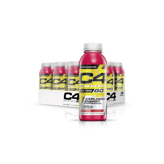 12 Pack x C4 On-The-Go RTD 355ml- Fruit Punch