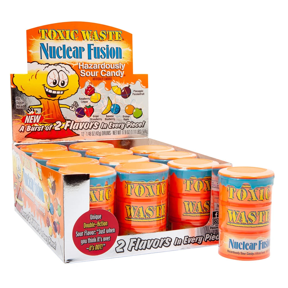 12 x Toxic Waste Drums Nuclear Fusion 48g