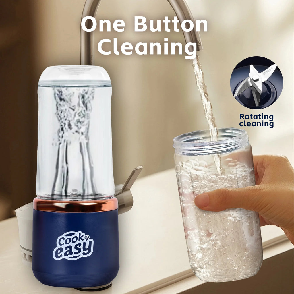 400ml USB-C Rechargeable Portable Juicer with Travel Lid