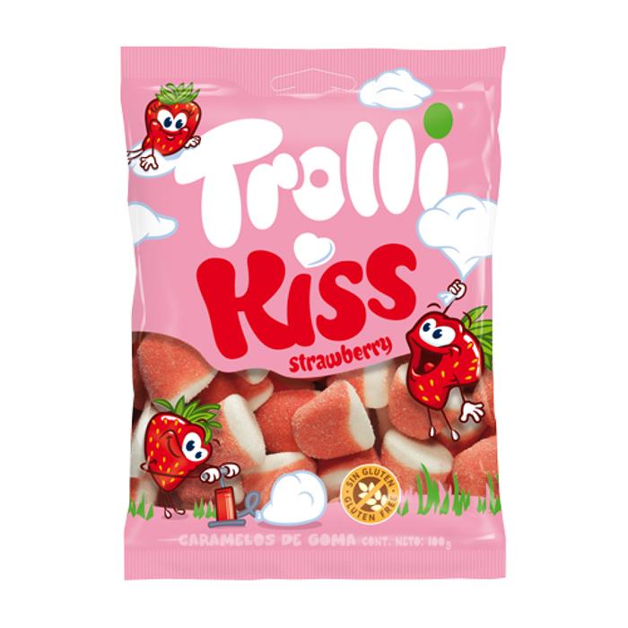 12 Pack x Trolli Spain Kiss Strawberry 100g