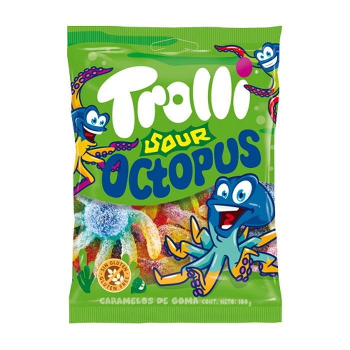 12 Pack x Trolli Spain Sour Octopus 100g