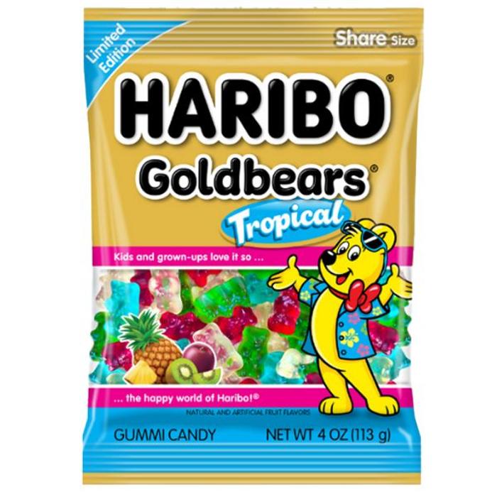 12 Pack x Haribo Goldbears Tropical 113g