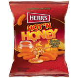12 x Herr's Hot 'n Honey Cheese Curls 170g