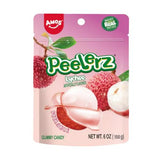 12 x Amos Peelerz Gummy Lychee 150g
