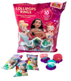 12 x Princess 10PK Lollipop Rings 100g