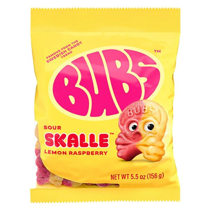 8 Pack x Bubs Lemon Raspberry 156g