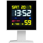 Newgate Monolith Lcd Alarm Clock White (Refurbished)