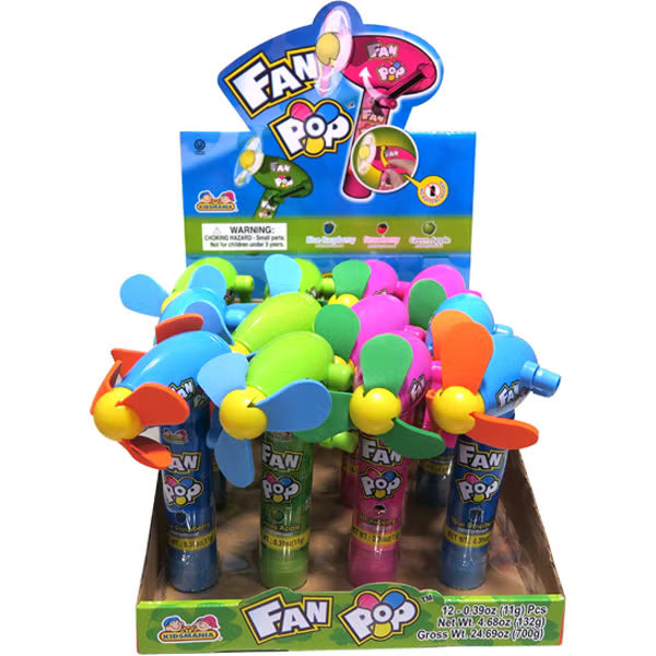 12 x Kidsmania Fan Pop 11g