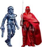 Star Wars The Black Series 40th Anniversary Carbon Look Emperor's Royal Guard & TIE Fighter Pilot Action Figures (15 cm) Twin Pack