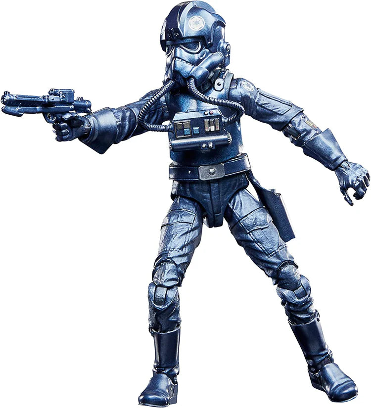 Star Wars The Black Series 40th Anniversary Carbon Look Emperor's Royal Guard & TIE Fighter Pilot Action Figures (15 cm) Twin Pack