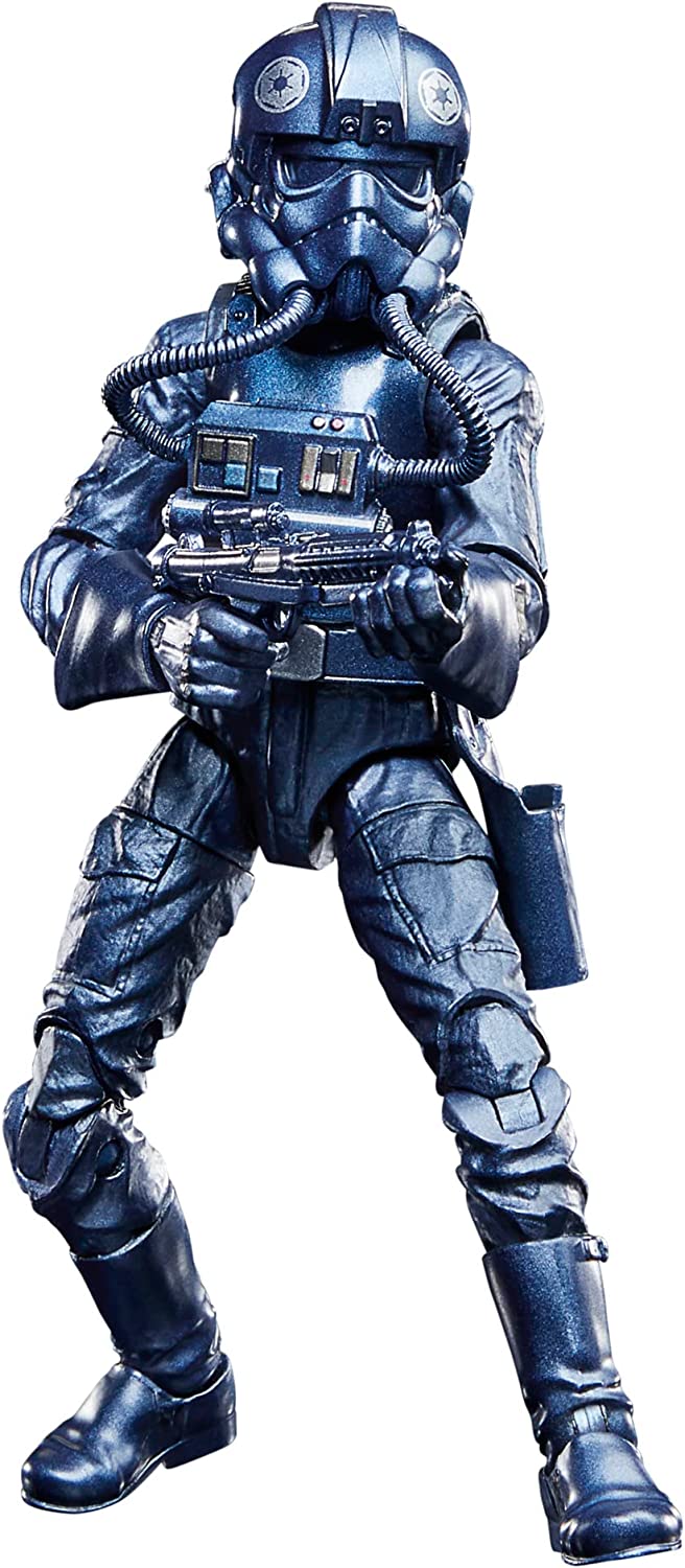 Star Wars The Black Series 40th Anniversary Carbon Look Emperor's Royal Guard & TIE Fighter Pilot Action Figures (15 cm) Twin Pack
