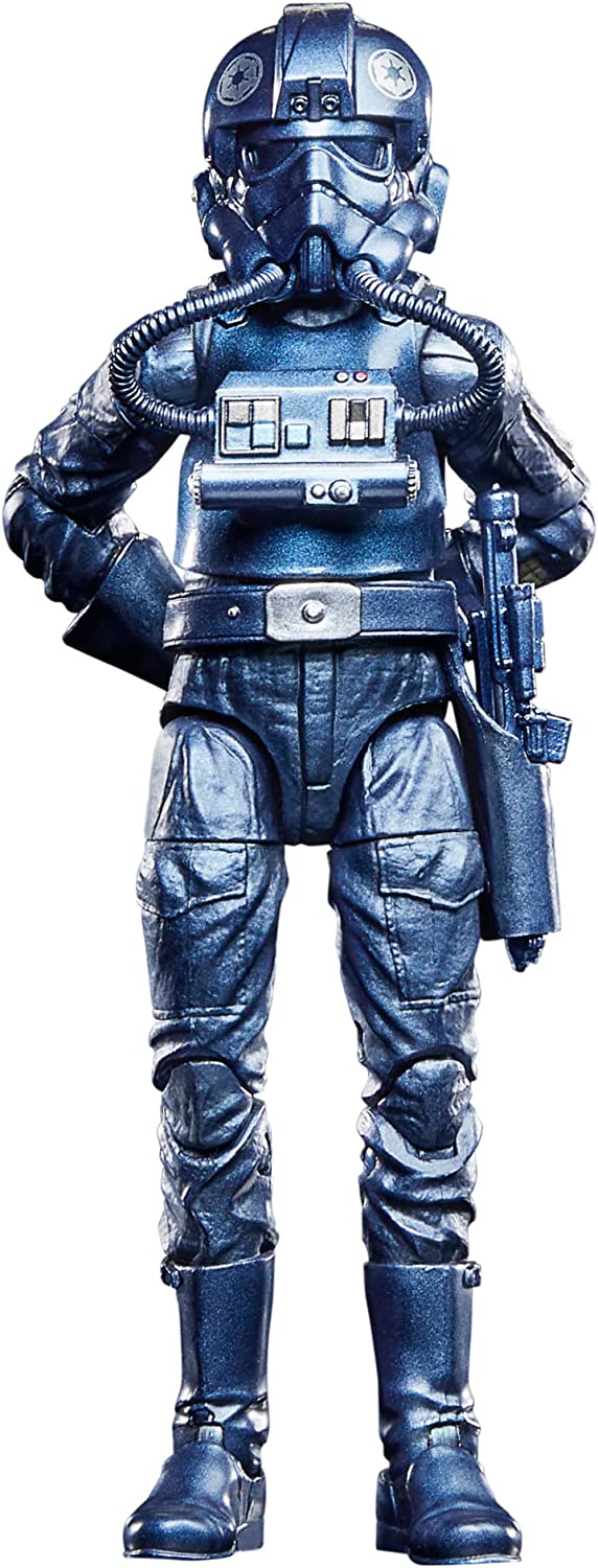 Star Wars The Black Series 40th Anniversary Carbon Look Emperor's Royal Guard & TIE Fighter Pilot Action Figures (15 cm) Twin Pack