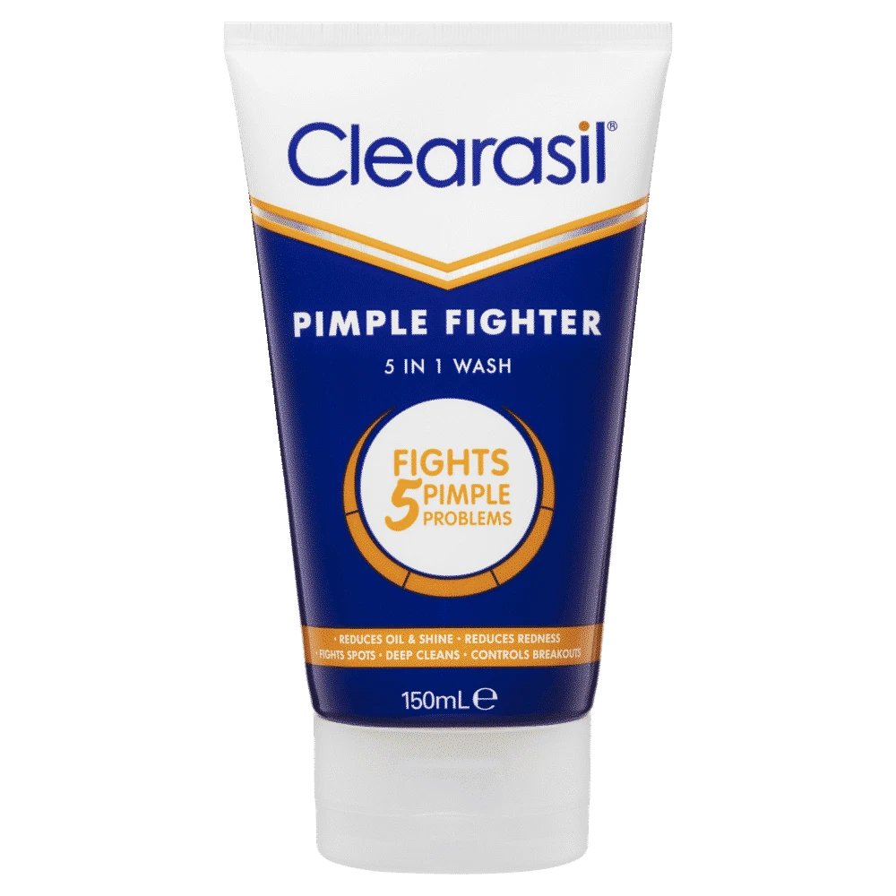Clearasil 150ml Pimple Fighter 5 In 1 Exfoliating Scrub