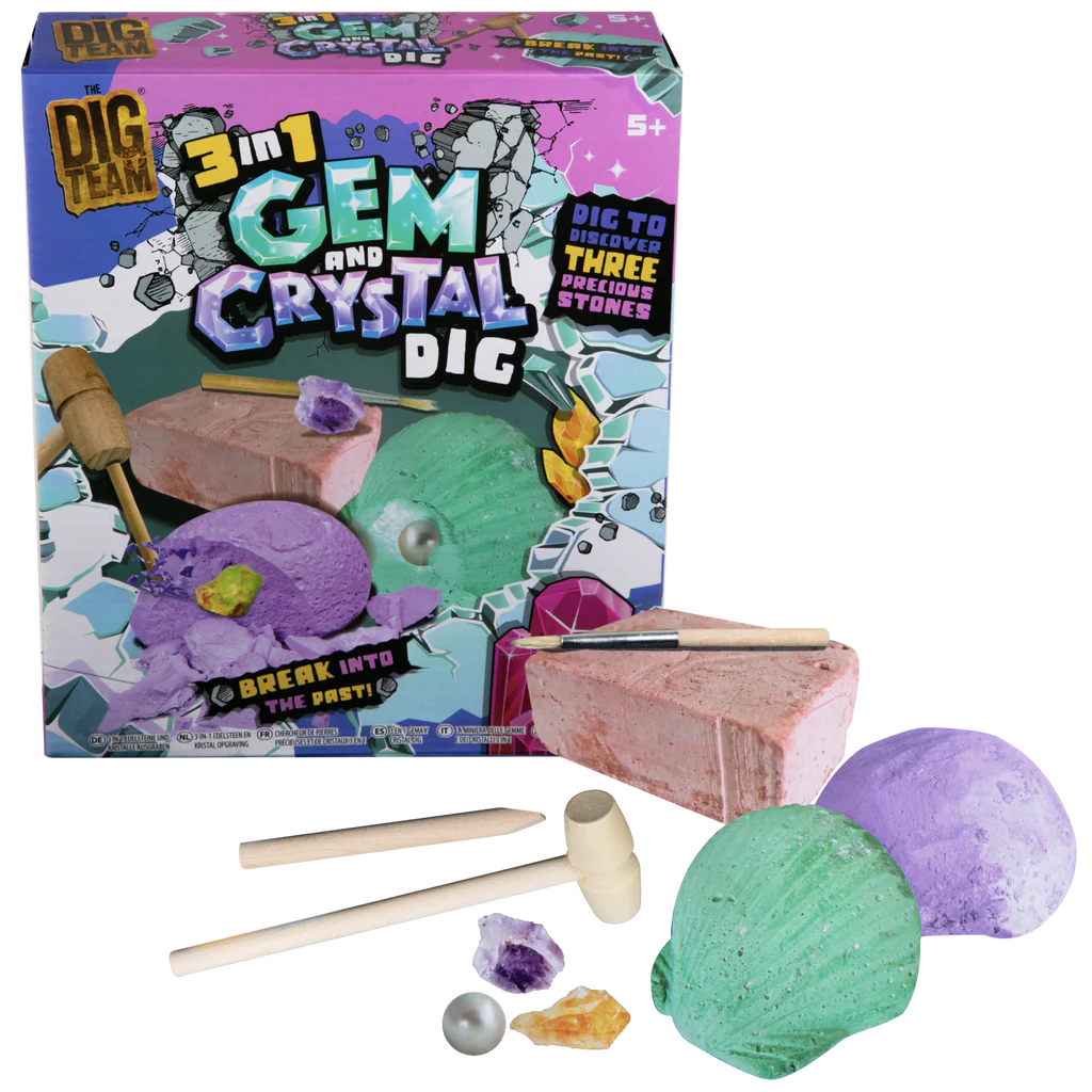 3 In 1 Gem & Crystal Dig