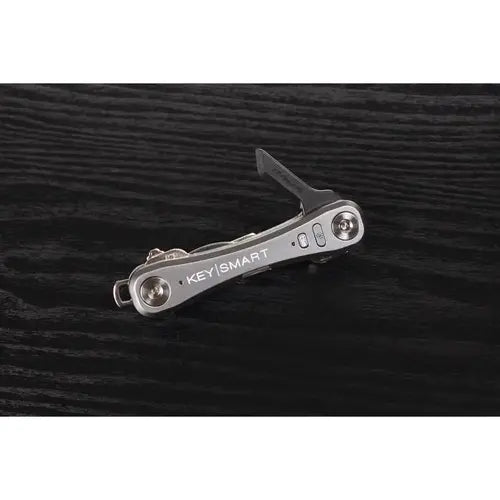 KeySmart SafeBlade Finger-Friendly Keychain Box Cutter Black