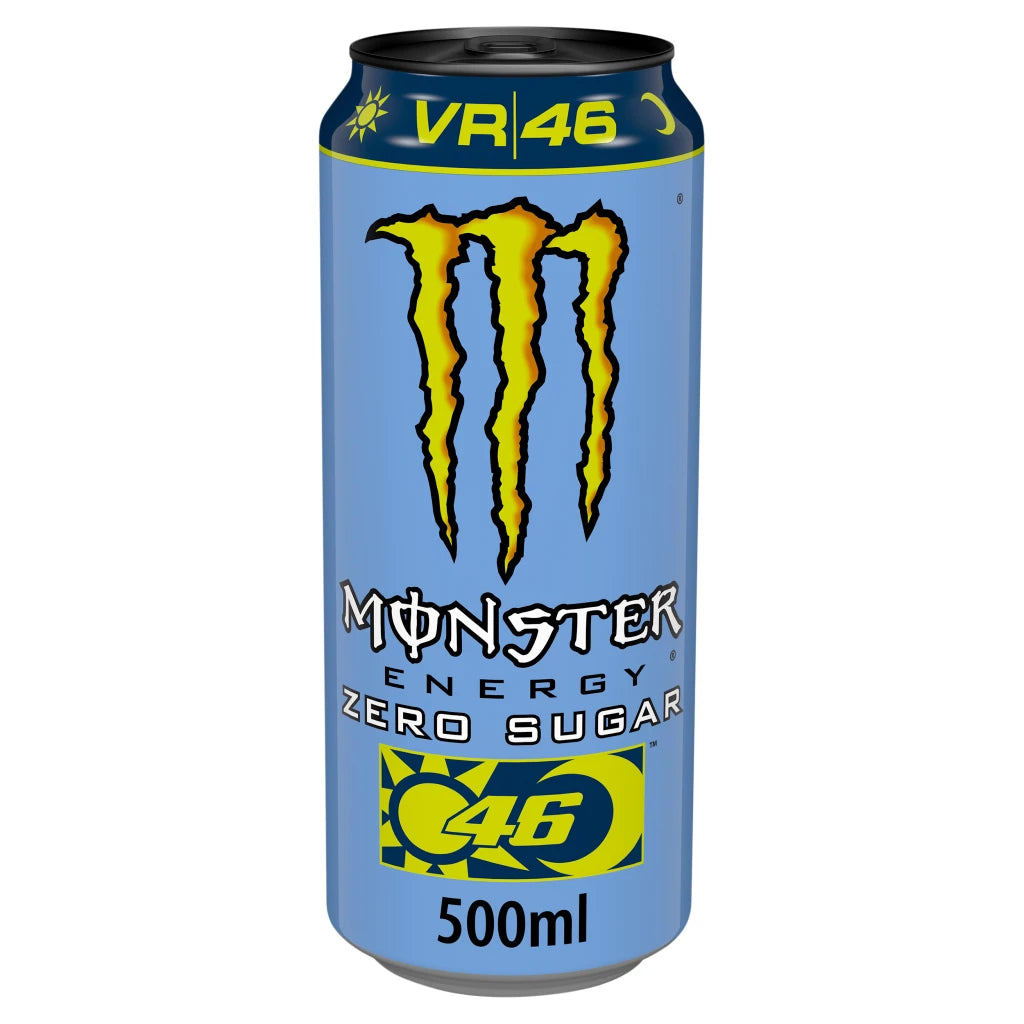 12 Pack x EU Monster Energy Zero Sugar Rossi 500ml