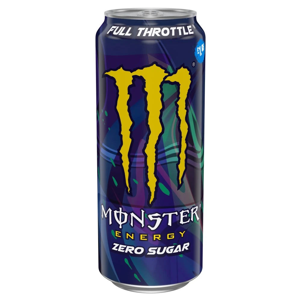 12 x UK Monster Energy Full Throttle 500ml
