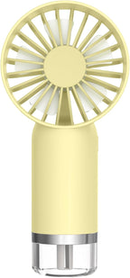 Mini USB Rechargeable Misting Fan – Quiet Portable Handheld Water Spray Cooler