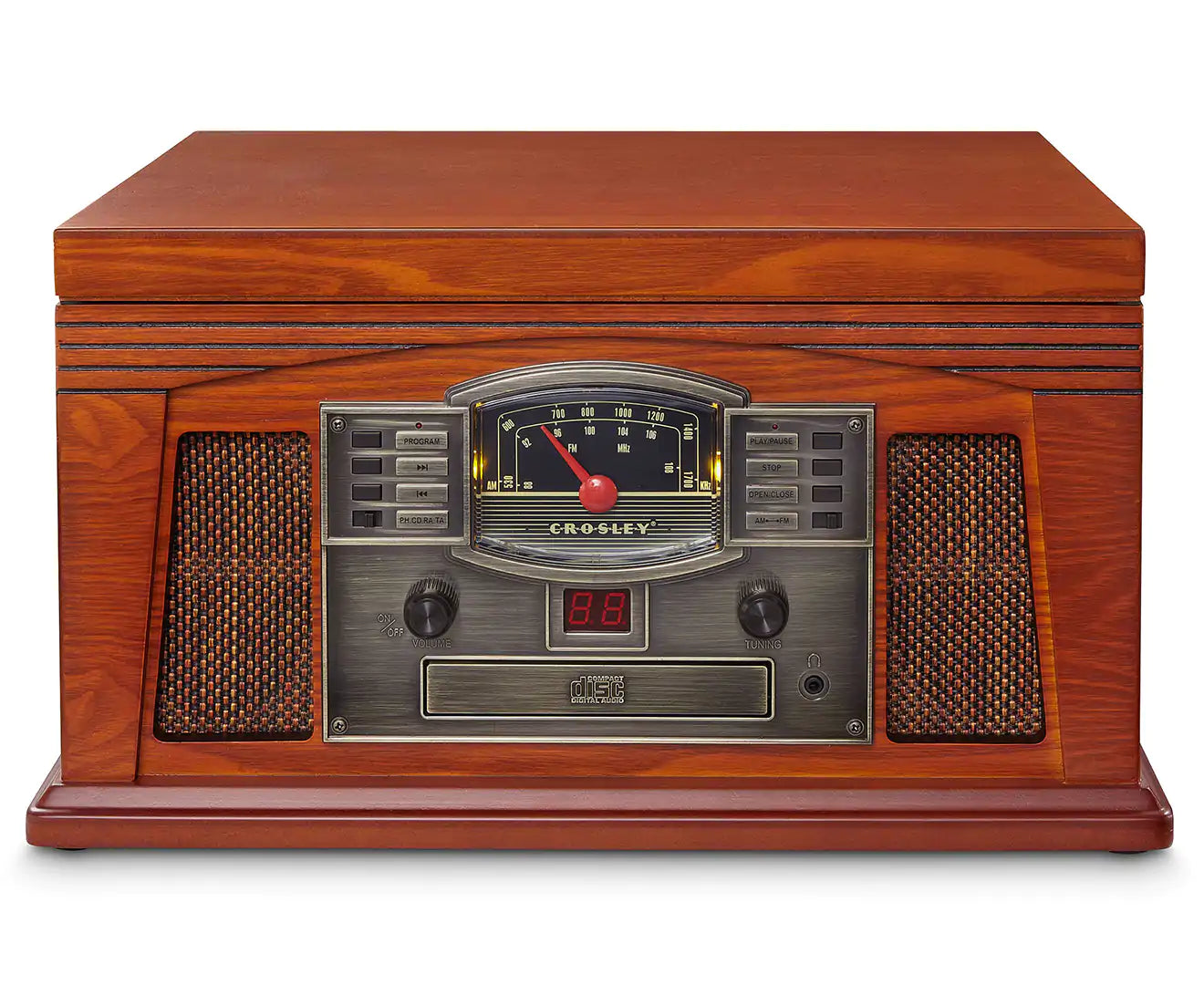 Refurbished Crosley Lancaster Turntable With Bluetooth - Paprika