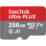 SanDisk Ultra Plus MicroSDXC Memory Card With Adapter - 256GB