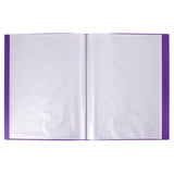 6 x ColourHide A4 My Wingman Display Book Purple 40 Pockets