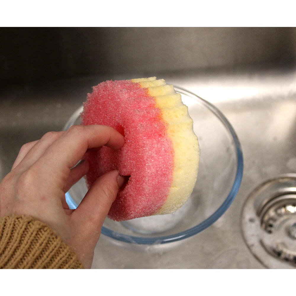 2 Pack x Scrub Mommy Dual-Sided Scrubber Sponge - Pink