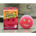 2 Pack x Scrub Mommy Dual-Sided Scrubber Sponge - Pink