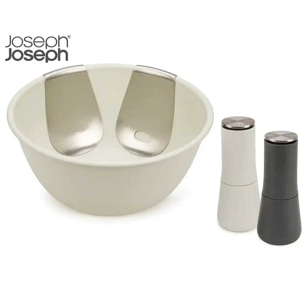 Joseph Joseph 3-Piece Serve in Style Set - Stone/Grey/Silver