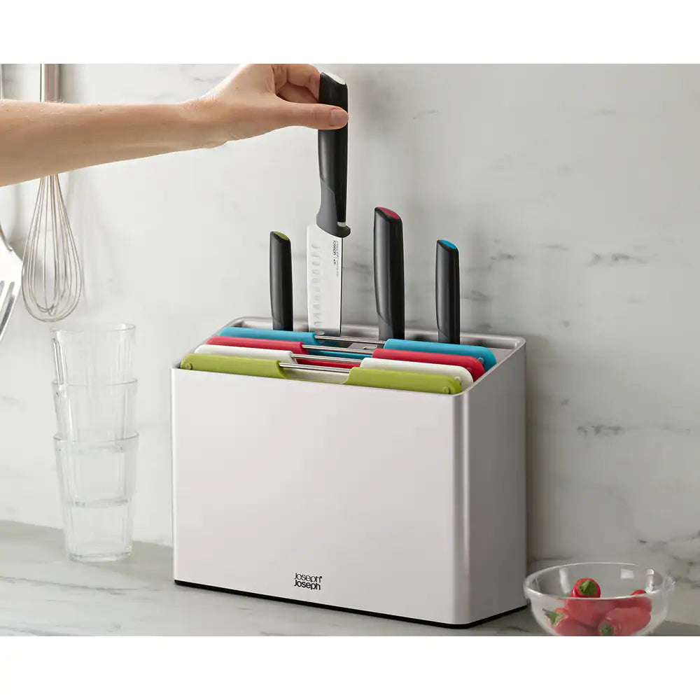 Joseph Joseph 8-Piece Folio Plus Knife & Chopping Board Set