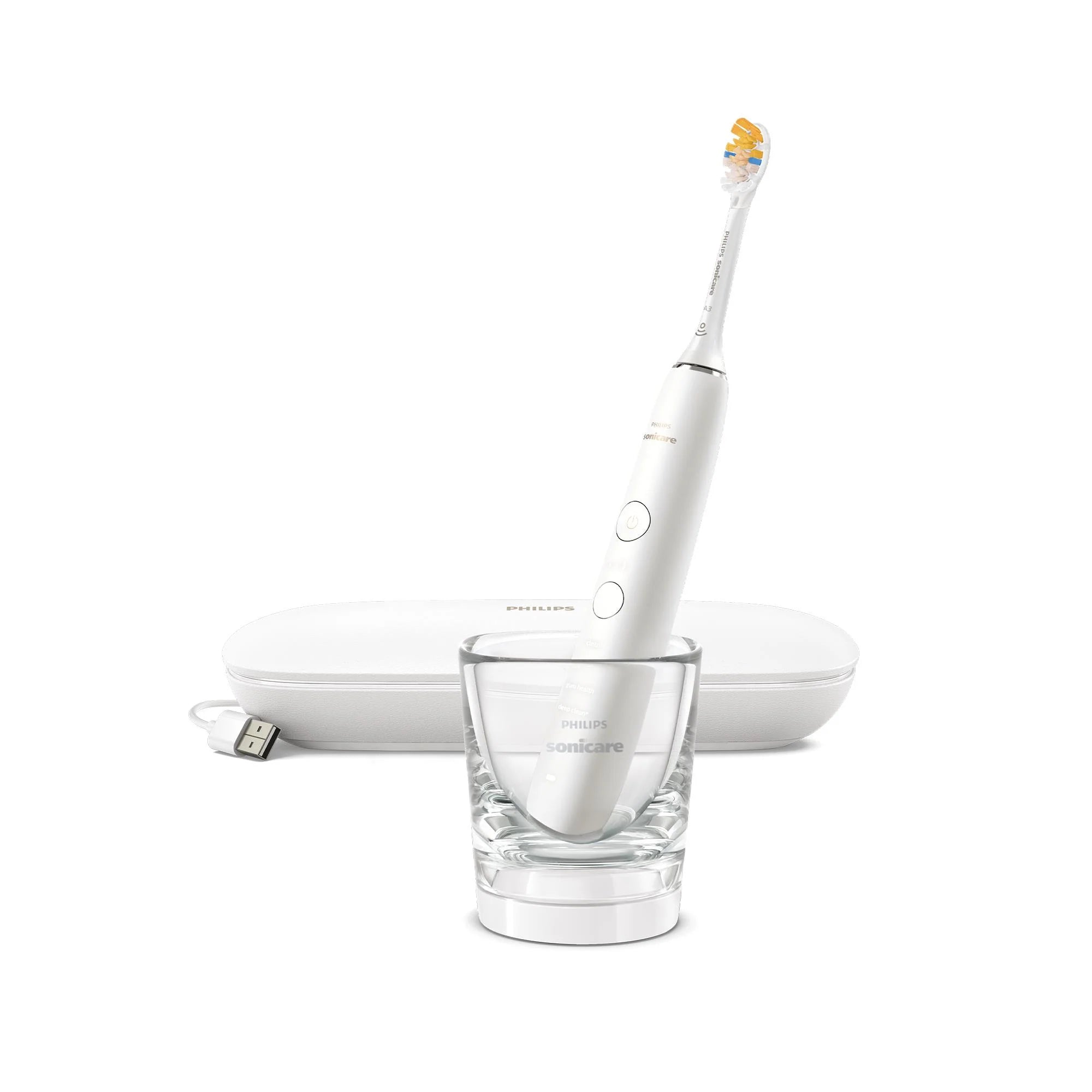 Philips Sonicare DiamondClean 9000 Electric Toothbrush HX9912/63 with App – White