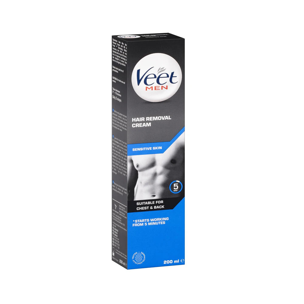 Veet Men Hair Removal Cream Sensitive Skin 200ml