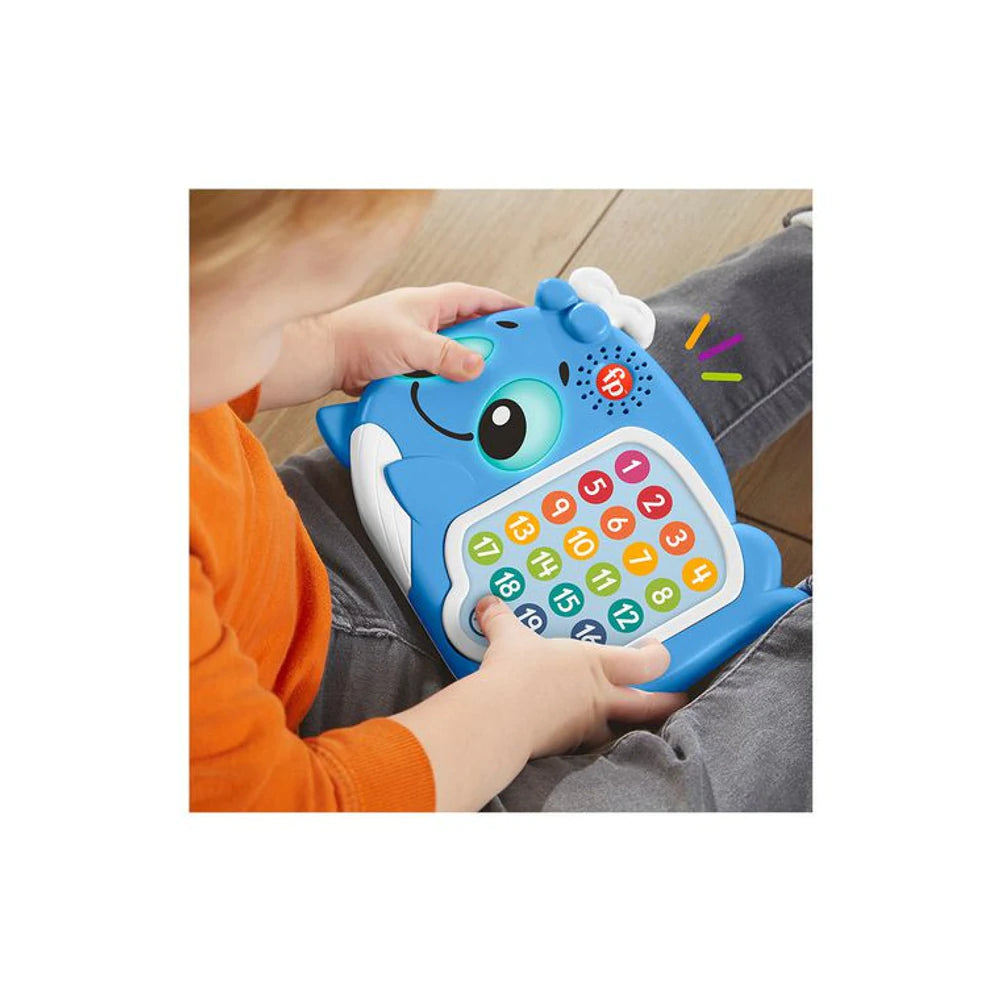 Fisher-Price Linkimals 1-20 Count & Quiz Whale - Blue