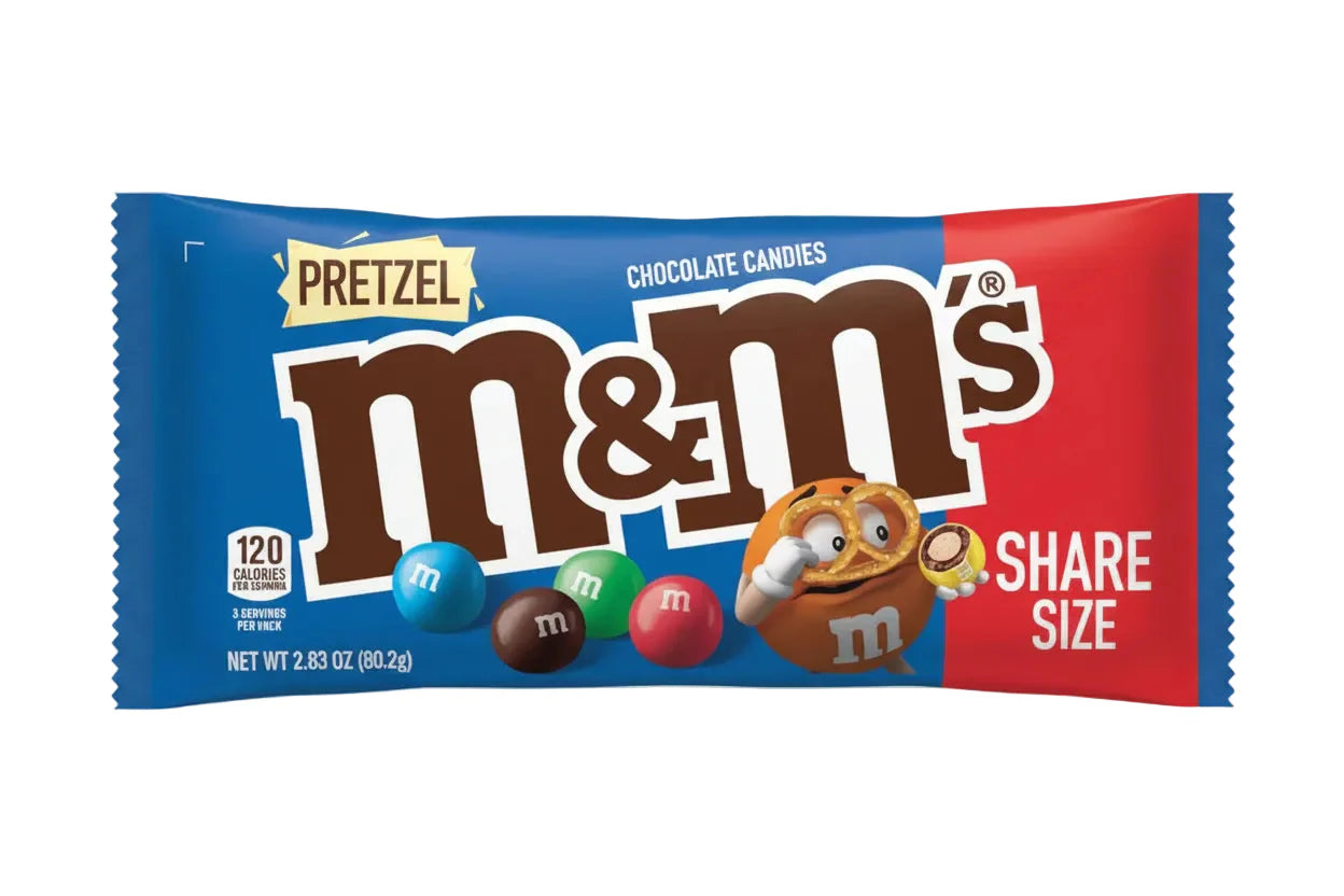 US M&M's Milk Chocolate Pretzel Sharing Size 2.83oz(80g)