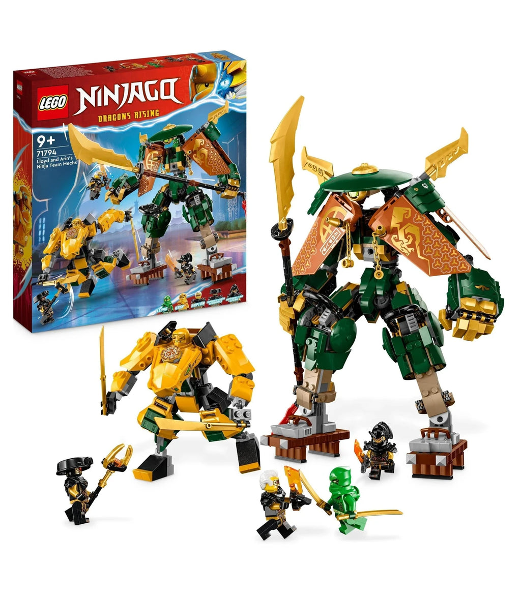 LEGO NINJAGO Lloyd and Arin’s Ninja Team Mechs 71794
