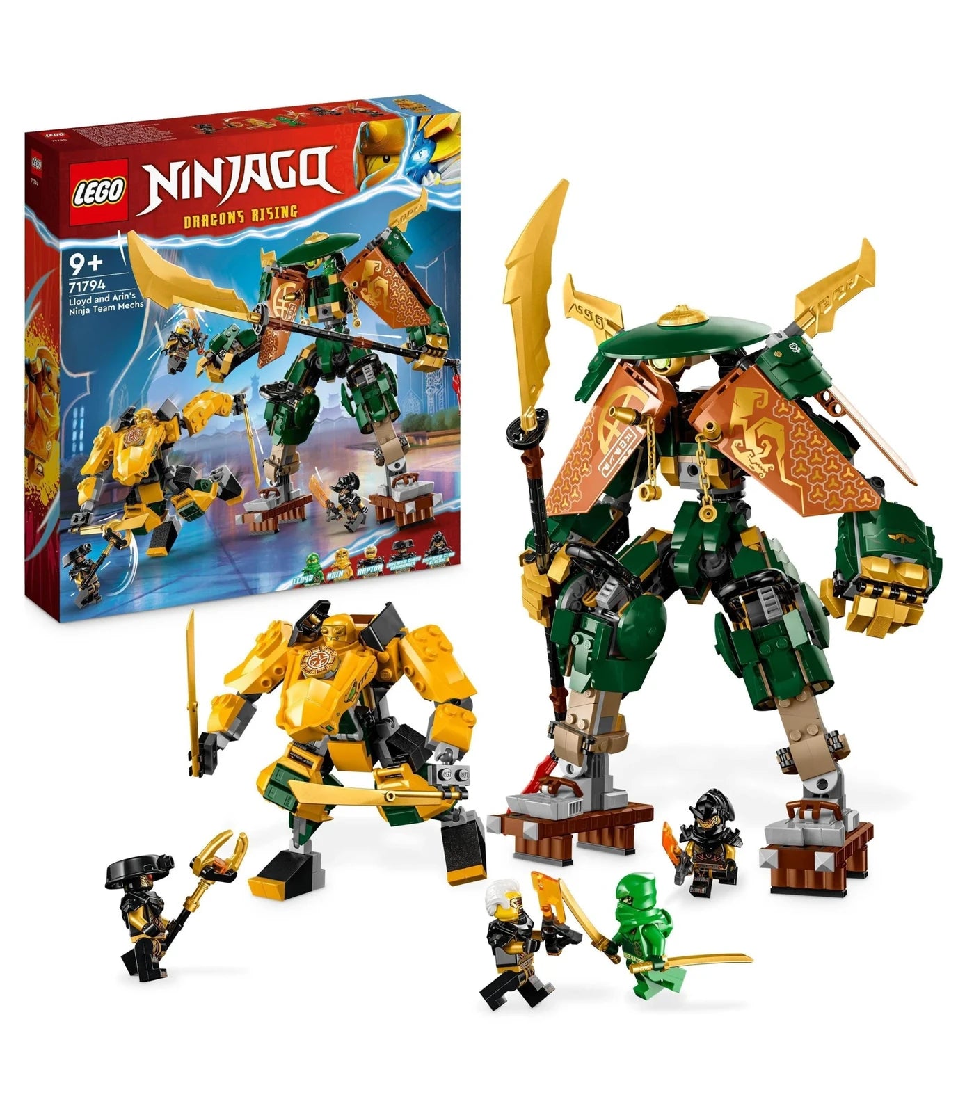 LEGO NINJAGO Lloyd and Arin’s Ninja Team Mechs 71794