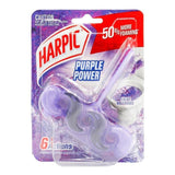 3 x Harpic Toilet Cleaner Cage 6 Actions Lilac Meadows 35g
